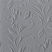 Flexible Rollable Texture Tile - Leaves and Tendrils Fineline