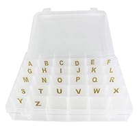 36 Grid Plastic Organizer Container Box with Adjustable dividers,Great for Your Letter Board with Stickers