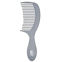 Wet Brush Go Green Charcoal Infused Treatment Comb - Wide Tooth Hair Detangler with WaveTooth Design that Gently and Glides Through Tangles - No Split Ends and No Damage