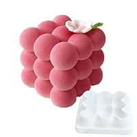 1pc Silicone Chocolate Mold Half Sphere Candy Gummy Mold Spheres From Geometric Desserts Decoration Mould 3d Cake Mousse Pastry Mould White