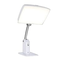 Carex Day-Light Sky Bright Light Therapy Lamp - 10,000 LUX Light Therapy Lamp at 12 Inches, Sunlight Lamp, Daylight Lamp, Therapy Light for Low Energy Levels, White