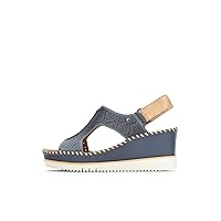 PIKOLINOS leather Wedge Sandals AGUADULCE W3Z