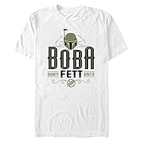 STAR WARS Book Boba Fett Bounty Hunter Men's Tops Short Sleeve Tee Shirt