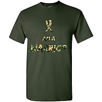 I am a Warrior with Camo Ribbon Adult Unisex Tee Standard T