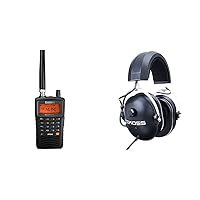 Uniden Bearcat SR30C 500-Channel Scanner + Koss QZ-99 Noise Reduction Stereophone