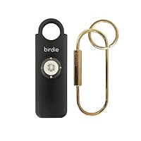 She’s Birdie–The Original Personal Safety Alarm for Women by Women–Loud Siren, Strobe Light and Key Chain in a Variety of Colors (Charcoal)