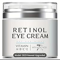 Retinol Eye Cream For Dark Circles And Puffiness, Under Eye Cream For Wrinkles And Bags, (2 pack)