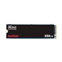 SanDisk 250GB SSD Plus M.2 NVMe SSD - PCIE Gen 3.0, Up to 2,400 MB/s - Internal Solid State Drive - SDSSDA3N-250G-G26