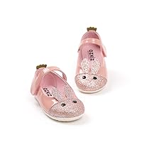 'Tinkle Bunny' Mary Jane Shoes for Girls_Pink, US Size 8 Toddler ~ 1.5 Little Kid