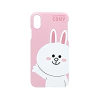 LINE FRIENDS KCL-SBA006 iPhone XR Case, Slim FIT Basic Cony, 6.1-Inch iPhone Cover, Wireless Charging Compatible
