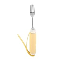 Adaptive Eating Tableware, Knives And Forks Easy Grip Spoon Fork Rotating Stainless Steel Dinnerware for Elderly Disability Stroke Parkinson Arthritis Tremors(Fork)
