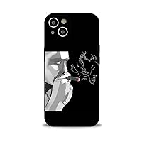 Phone Case Compatible with iPhone 14 Case,Cool Comics Cowboy-Bebop 13 Print Pattern Phone Cases for Anime Fans,Protective Cover for Women Girls Black