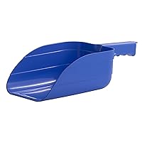 Little Giant® Plastic Utility Scoop | Heavy Duty Durable Stackable Farm Scoop | 5 Pint | Ranchers, Homesteaders and Livestock Farmers | Berry Blue