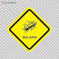 Vinyl Stickers Decals Malaria Virus Inside Sign Garage home window (4 X 4 In. ) Fully Waterproof Printed vinyl sticker
