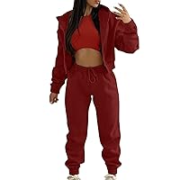 SNKSDGM Women's Two Piece Outfits 2023 Fall Long Sleeve Tunic Tops and Bodycon Biker Shorts Sets Sweatpant Joggers Set