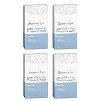 Summer's Eve Extra Cleansing Vinegar & Water Douche 2 Ct (Pack of 4)