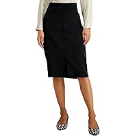 Alfani Womens Solid Pencil Skirt