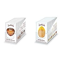 Justin's Chocolate Hazelnut & Almond Butter and Honey Peanut Butter Squeeze Pack Bundle (10 + 10 Pack)