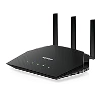 NETGEAR Nighthawk WiFi 6 Router (RAX36S) – 4-Stream Gigabit Router AX3000 Dual-Band Wireless Speed (Up to 3Gbps) | Covers up to 2,000 sq. ft., 25 Devices | Includes 1-Year Armor Internet Security
