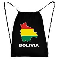 Bolivia Country Map Color Sport Bag 18