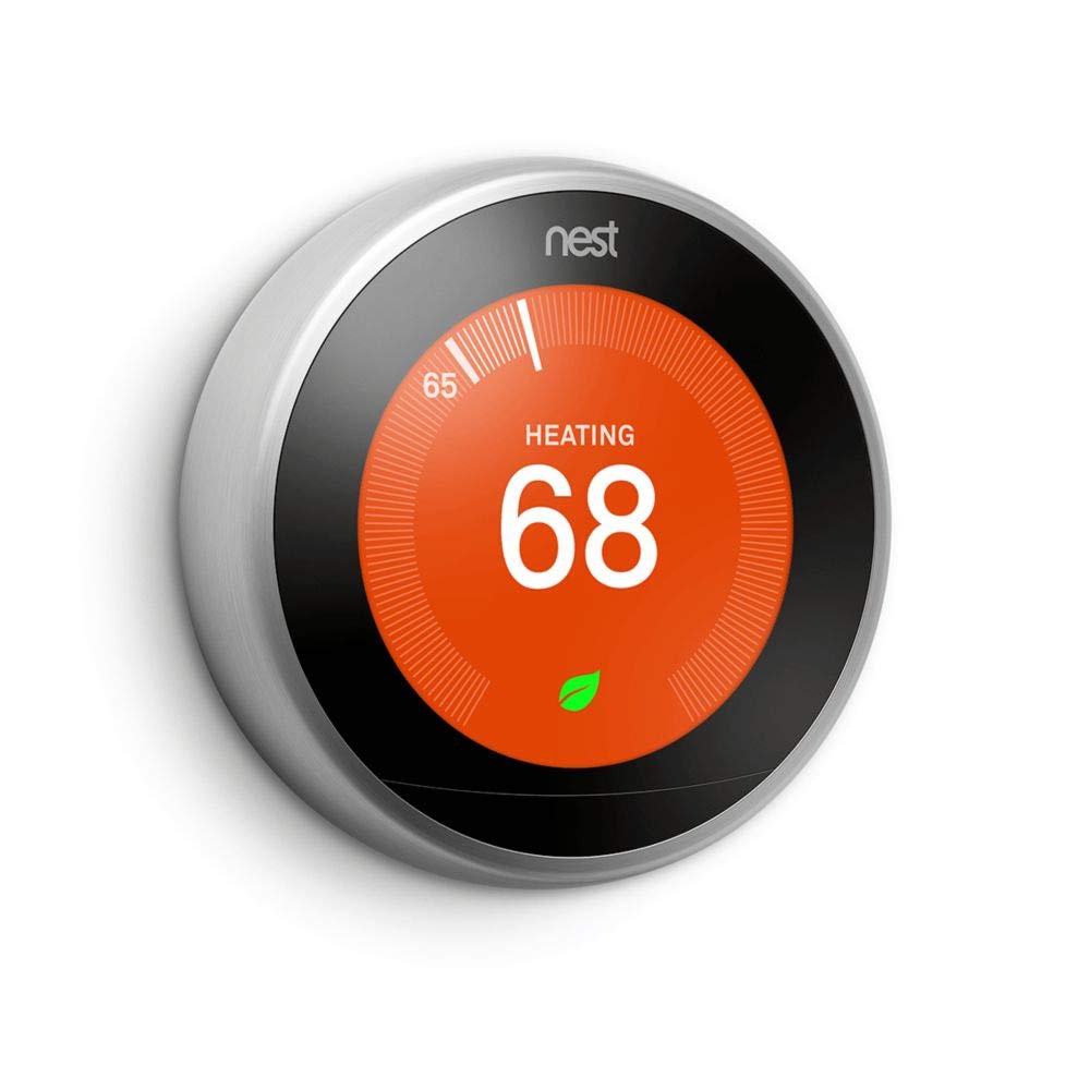 Google Nest Learning Thermostat - 3rd Generation - Smart Thermostat - Pro Version - Works With Alexa
