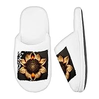Mandala Memory Foam Slippers - Lotus Flower Slippers - Printed Slippers
