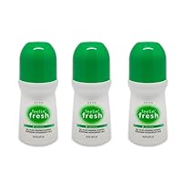 Feeling Fresh Original Roll-On Antiperspirant Deodorant 2.6 fl.oz,Lot of 3