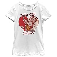 Marvel Girl's Mighty Heart T-Shirt