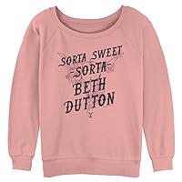 Yellowstone Women's Beth Dutton Slouchy French Terry Pullover