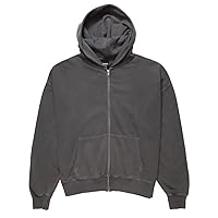 Rsq Washed Oversized Zip-Up Hoodie