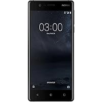 Nokia 3 16GB Android Single-SIM Factory Unlocked 4G/LTE Smartphone (Matte Black) - International Version
