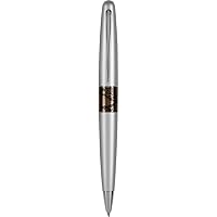 Pilot Mr Retro Pop Collection Gel Roller Pen in Gift Box, Gray Barrel with Houndstooth Accent, Fine Point Stainless Steel Nib, Refillable Black Ink