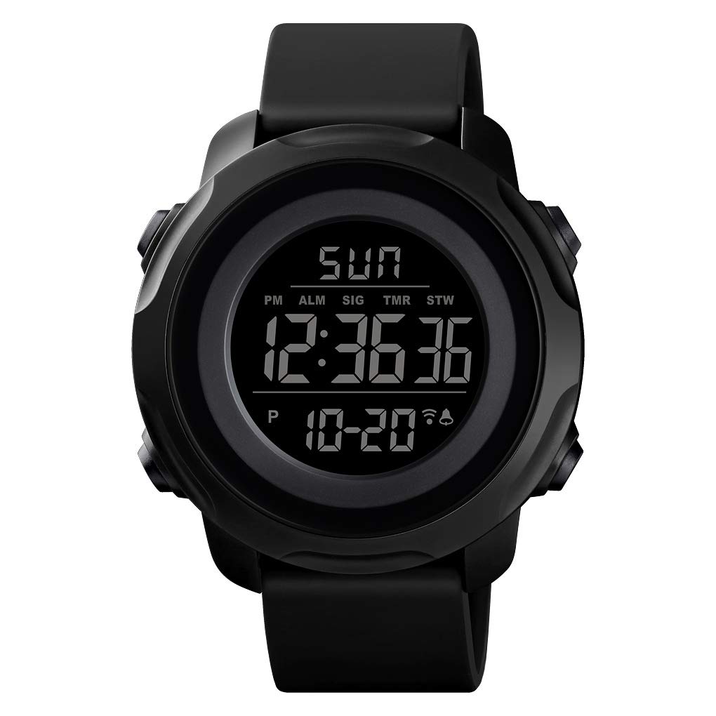CKE Men's Digital Sports Watch Military Electronic Waterproof Wrist Watches for Men with Stopwatch Alarm LED Backlight