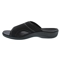 Powerstep ArchWear, Men's Slide Sandal with Arch Support, Plantar Fasciitis Pain Relief, Lightweight Orthotic Sandal