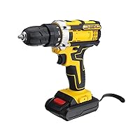 Cordless Drill, 3 in 1 Electric Wireless Lithium Screwdriver, Rechargeable Lithium Battery Drill with 20+3 Torque Settings Built-in LED Electric Drill for Tightening, Loosening, Craft, diyy Drilling