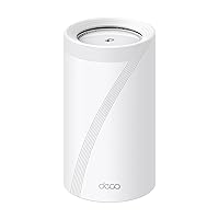 Tri-Band WiFi 7 BE22000 Whole Home Mesh System (Deco BE85) | 12-Stream 22 Gbps | 2× 10G + 2× 2.5G Ports Wired Backhaul, 8× High-Gain Antennas | VPN, AI-Roaming, 4×4 MU-MIMO, HomeShield(1-Pack)
