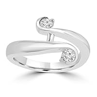 0.26 Ct Round Cut Diamond Anniversary Wedding Band Ring in Platinum