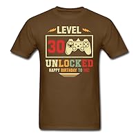 30th Birthday Gift for Gamer Men's Level 30 Unlocked T-Shirt