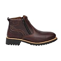 Lumberjacks® Western Cowboy Dual zip Men's steel toe Boots -7549