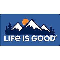 Life is Good - Snowy Mounta Sticker
