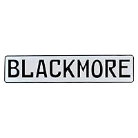 589213 Wall Art (White Stamped Aluminum Street Sign Mancave Blackmore)