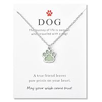 Glow Dog Paw Print Necklace for Women Men Adjustable Choker Necklace for Girls Boys Animal Dog Lovers Gifts for Women Men