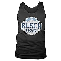 Busch Officially Licensed Light Washed Label Tank Top Vest Vest (Black)