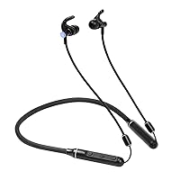 Wireless Air Tube Headphones EMF Free Bluetooth Airtube Headset Air Tube Earbuds Wireless with Microphone for Protection Bluetooth Headphones with Volume Control for Gym Workout