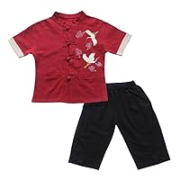 children's chinese style Tang suit Hanfu,spring and autumn boys' suit,baby Chinese dragon children's clothing