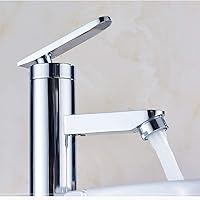 LJGWJD Stainless Faucet Bathroom Hot and Cold Basin Water Tap Modern Creative Home Kitchen Basin Faucets Bathtub Bath Mixer Tap