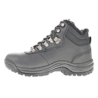 Propet Mens Cliff Walker North Round Toe Lace Up Casual Boots - Black