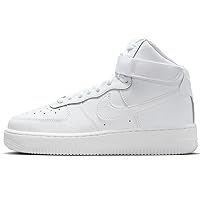 Nike Air Force 1 High LE Big Kids' Shoes (FV5950-111, White/White/White) Size 6