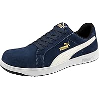 PUMA SAFETY Men's Iconic Low Work Shoes Composite Toe Slip Resistant EH