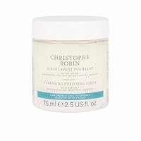 Christophe Robin Cleansing Purifying Scrub With Sea Salt for Oily and Itchy Scalp Detox Travel Size 2.5 fl. oz